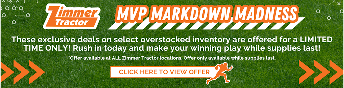 Zimmer Tractor MVP Markdown Madness